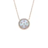 Merrit Classic Mother-of-Pearl Rose Gold-Tone Stainless Steel Pendant Necklace Merrit Classic Mother-of-Pearl Rose Gold-Tone Stainless Steel Pendant Necklace