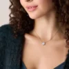 Merrit Classic Mother-of-Pearl Rose Gold-Tone Stainless Steel Pendant Necklace Merrit Classic Mother-of-Pearl Rose Gold-Tone Stainless Steel Pendant Necklace