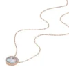 Merrit Classic Mother-of-Pearl Rose Gold-Tone Stainless Steel Pendant Necklace Merrit Classic Mother-of-Pearl Rose Gold-Tone Stainless Steel Pendant Necklace