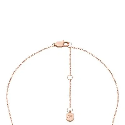 Merrit Classic Mother-of-Pearl Rose Gold-Tone Stainless Steel Pendant Necklace Merrit Classic Mother-of-Pearl Rose Gold-Tone Stainless Steel Pendant Necklace