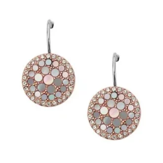Merrit Mosaic Mother-of-Pearl Disc Drop Earrings