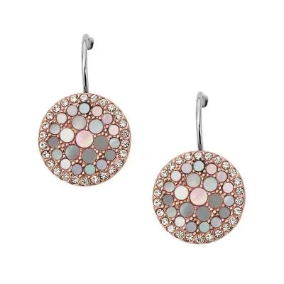 Merrit Mosaic Mother-of-Pearl Disc Drop Earrings Merrit Mosaic Mother-of-Pearl Disc Drop Earrings