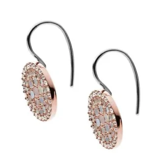 Merrit Mosaic Mother-of-Pearl Disc Drop Earrings