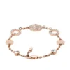Merrit Mosaic Mother-of-Pearl Disc Station Bracelet Merrit Mosaic Mother-of-Pearl Disc Station Bracelet