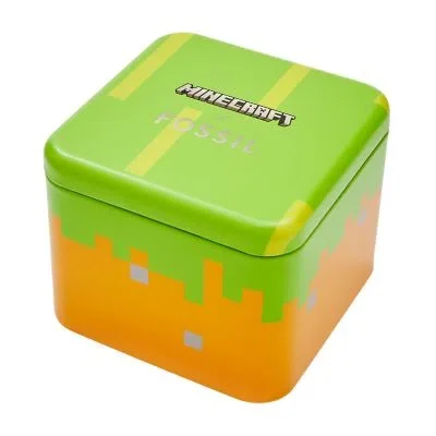 Minecraft x Fossil Limited-Edition Grass Block Chronograph Watch Minecraft x Fossil Limited-Edition Grass Block Chronograph Watch