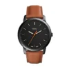 Minimalist Slim Three-Hand Light Brown Leather Watch Minimalist Slim Three-Hand Light Brown Leather Watch