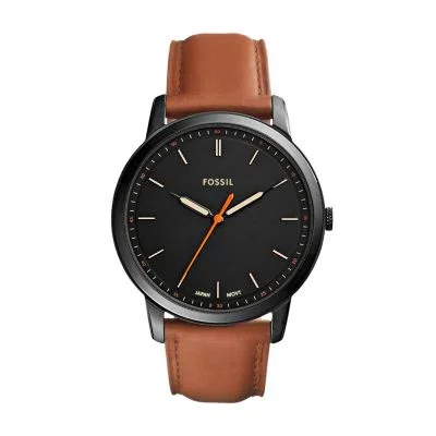 Minimalist Slim Three-Hand Light Brown Leather Watch Minimalist Slim Three-Hand Light Brown Leather Watch