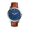 Minimalist Slim Three-Hand Light Brown Leather Watch Minimalist Slim Three-Hand Light Brown Leather Watch