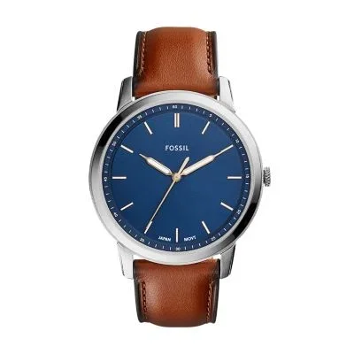 Minimalist Slim Three-Hand Light Brown Leather Watch Minimalist Slim Three-Hand Light Brown Leather Watch