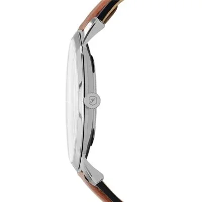 Minimalist Slim Three-Hand Light Brown Leather Watch Minimalist Slim Three-Hand Light Brown Leather Watch