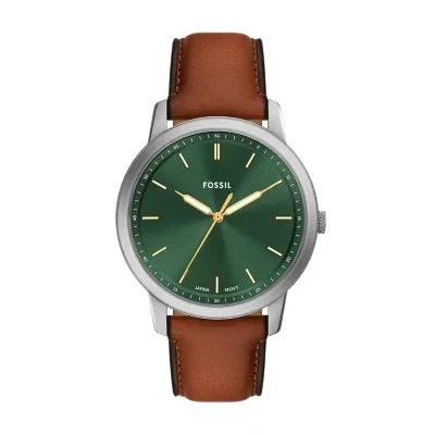 Minimalist Three-Hand Brown Leather Watch Minimalist Three-Hand Brown Leather Watch