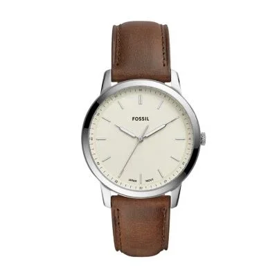 Minimalist Three-Hand Brown Leather Watch Minimalist Three-Hand Brown Leather Watch