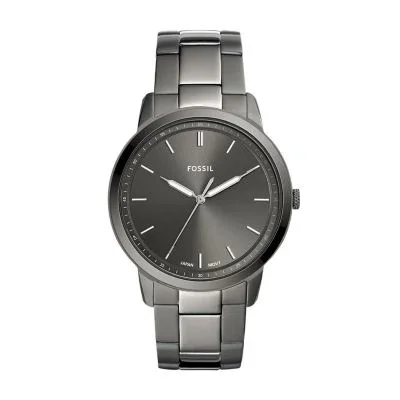 Minimalist Three-Hand Smoke Stainless Steel Watch Minimalist Three-Hand Smoke Stainless Steel Watch