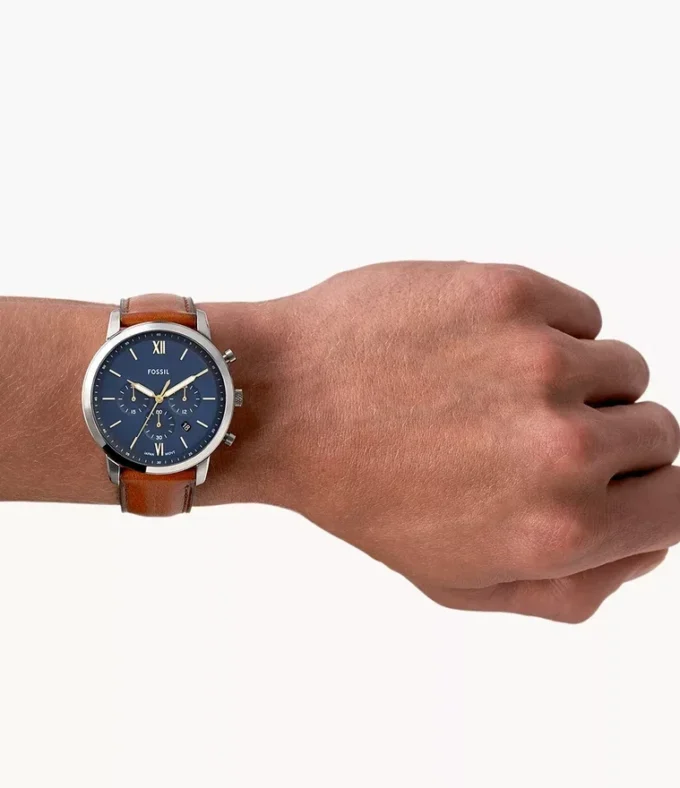 Neutra Chronograph Brown Leather Watch Neutra Chronograph Brown Leather Watch