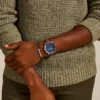 Neutra Chronograph Luggage Leather Watch and Bracelet Set Neutra Chronograph Luggage Leather Watch and Bracelet Set