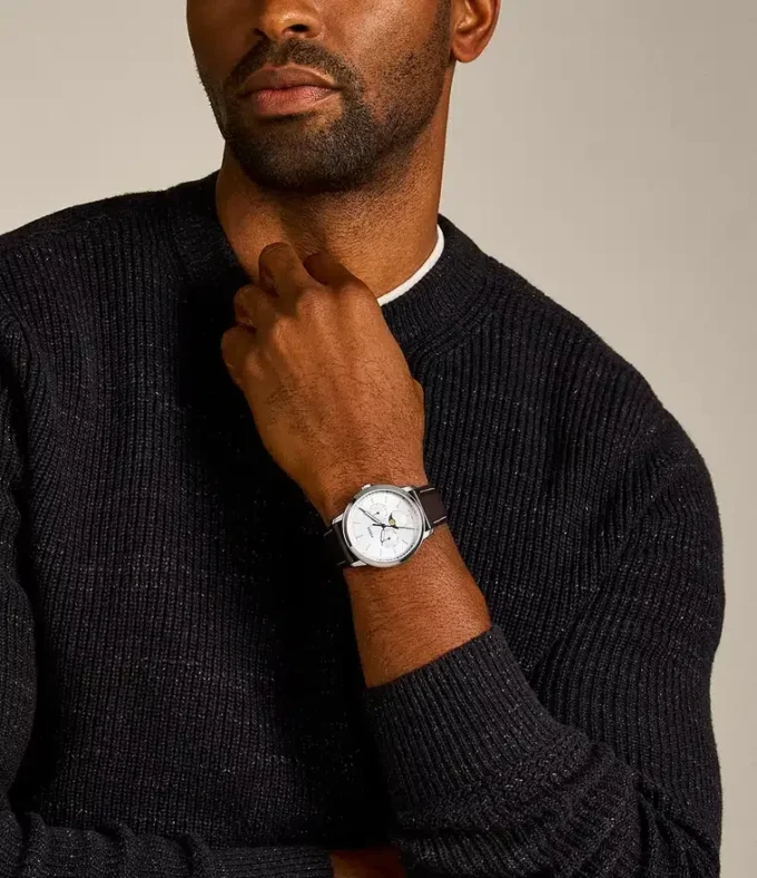 Neutra Moonphase Multifunction Brown Leather Watch Neutra Moonphase Multifunction Brown Leather Watch