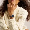 Nick Jonas x Fossil Machine Luxe Blue Vignette Three-Hand Brown Croco Leather Watch Nick Jonas x Fossil Machine Luxe Blue Vignette Three-Hand Brown Croco Leather Watch