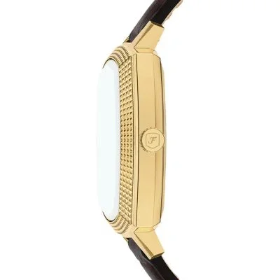 Nick Jonas x Fossil Machine Luxe Blue Vignette Three-Hand Brown Croco Leather Watch Nick Jonas x Fossil Machine Luxe Blue Vignette Three-Hand Brown Croco Leather Watch