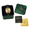 Nick Jonas x Fossil Machine Luxe Three-Hand Black Croco Leather Watch