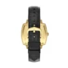 Nick Jonas x Fossil Machine Luxe Three-Hand Black Croco Leather Watch