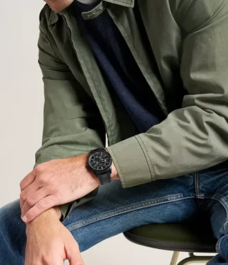 pearson multifunction black stainless steel watch 2 330x383 - Pearson Multifunction Black Stainless Steel Watch