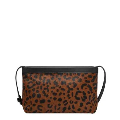 Penrose Haircalf Leather Pouch Clutch Penrose Haircalf Leather Pouch Clutch