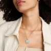 Pisces Sutton Zodiac Gold-Tone Stainless Steel Green Mother-of-Pearl Pendant Necklace Pisces Sutton Zodiac Gold-Tone Stainless Steel Green Mother-of-Pearl Pendant Necklace