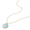 Pisces Sutton Zodiac Gold-Tone Stainless Steel Green Mother-of-Pearl Pendant Necklace Pisces Sutton Zodiac Gold-Tone Stainless Steel Green Mother-of-Pearl Pendant Necklace
