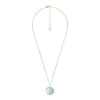 Pisces Sutton Zodiac Gold-Tone Stainless Steel Green Mother-of-Pearl Pendant Necklace Pisces Sutton Zodiac Gold-Tone Stainless Steel Green Mother-of-Pearl Pendant Necklace
