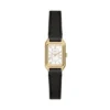 Raquel Mini Three-Hand Black Leather Watch Raquel Mini Three-Hand Black Leather Watch