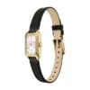 Raquel Mini Three-Hand Black Leather Watch Raquel Mini Three-Hand Black Leather Watch
