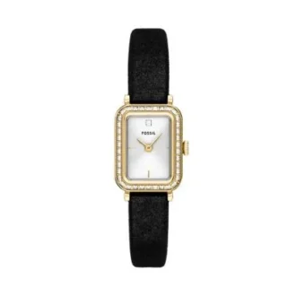 Raquel Mini Two-Hand Black Velvet Watch