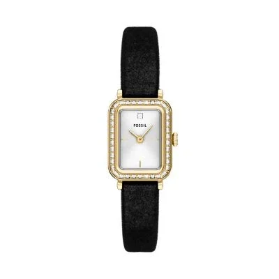Raquel Mini Two-Hand Black Velvet Watch Raquel Mini Two-Hand Black Velvet Watch