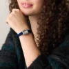 Raquel Mini Two-Hand Blue Velvet Watch