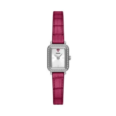 Raquel Mini Two-Hand Pink Leather Watch Raquel Mini Two-Hand Pink Leather Watch