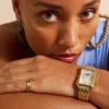 Raquel Sun Moon Multifunction Gold-Tone Stainless Steel Watch Raquel Sun Moon Multifunction Gold-Tone Stainless Steel Watch
