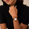 Raquel Three-Hand Date Black LiteHide™ Leather Watch Raquel Three-Hand Date Black LiteHide™ Leather Watch