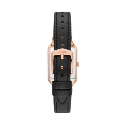 Raquel Three-Hand Date Black LiteHide™ Leather Watch Raquel Three-Hand Date Black LiteHide™ Leather Watch