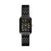 Raquel Three-Hand Date Black Stainless Steel Watch Raquel Three-Hand Date Black Stainless Steel Watch