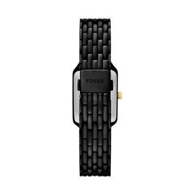 Raquel Three-Hand Date Black Stainless Steel Watch Raquel Three-Hand Date Black Stainless Steel Watch
