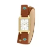 Raquel Three-Hand Date Brown Leather Watch Raquel Three-Hand Date Brown Leather Watch