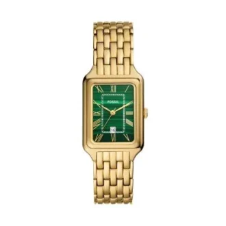 Raquel Three-Hand Date Gold-Tone Stainless Steel Watch