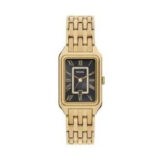 Raquel Three-Hand Date Gold-Tone Stainless Steel Watch