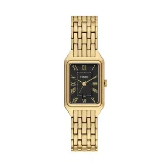 Raquel Three-Hand Date Gold-Tone Stainless Steel Watch
