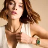Raquel Three-Hand Date Gold-Tone Stainless Steel Watch Raquel Three-Hand Date Gold-Tone Stainless Steel Watch