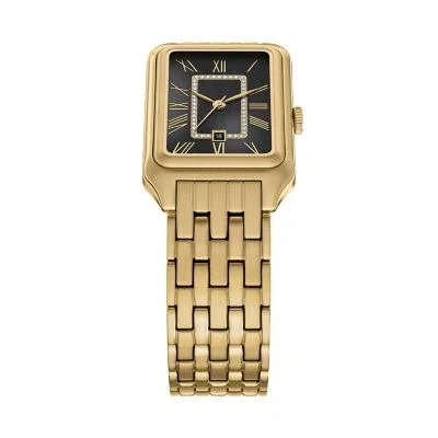 Raquel Three-Hand Date Gold-Tone Stainless Steel Watch Raquel Three-Hand Date Gold-Tone Stainless Steel Watch