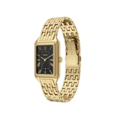 Raquel Three-Hand Date Gold-Tone Stainless Steel Watch Raquel Three-Hand Date Gold-Tone Stainless Steel Watch