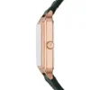 Raquel Three-Hand Date Green Croco LiteHide™ Leather Watch Raquel Three-Hand Date Green Croco LiteHide™ Leather Watch