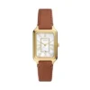 Raquel Three-Hand Date Medium Brown Leather Watch Raquel Three-Hand Date Medium Brown Leather Watch