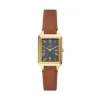 Raquel Three-Hand Date Medium Brown Leather Watch Raquel Three-Hand Date Medium Brown Leather Watch